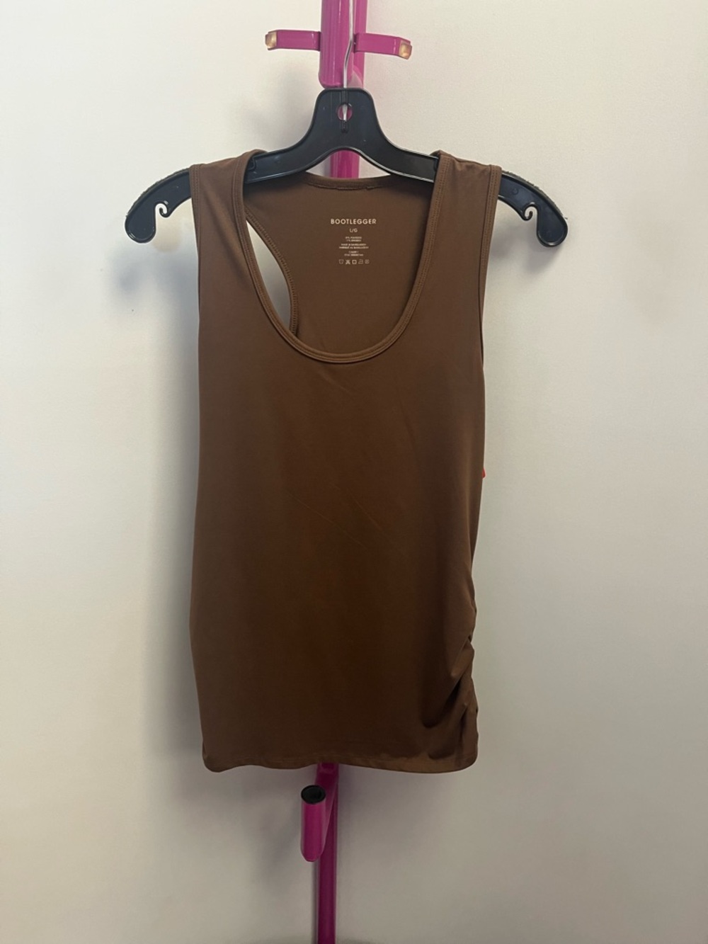 Bootlegger Women's Chocolate Brown Racerback Tank